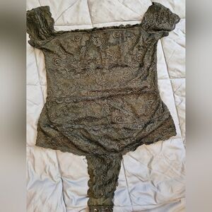 Lace Off-Shoulder Bodysuit